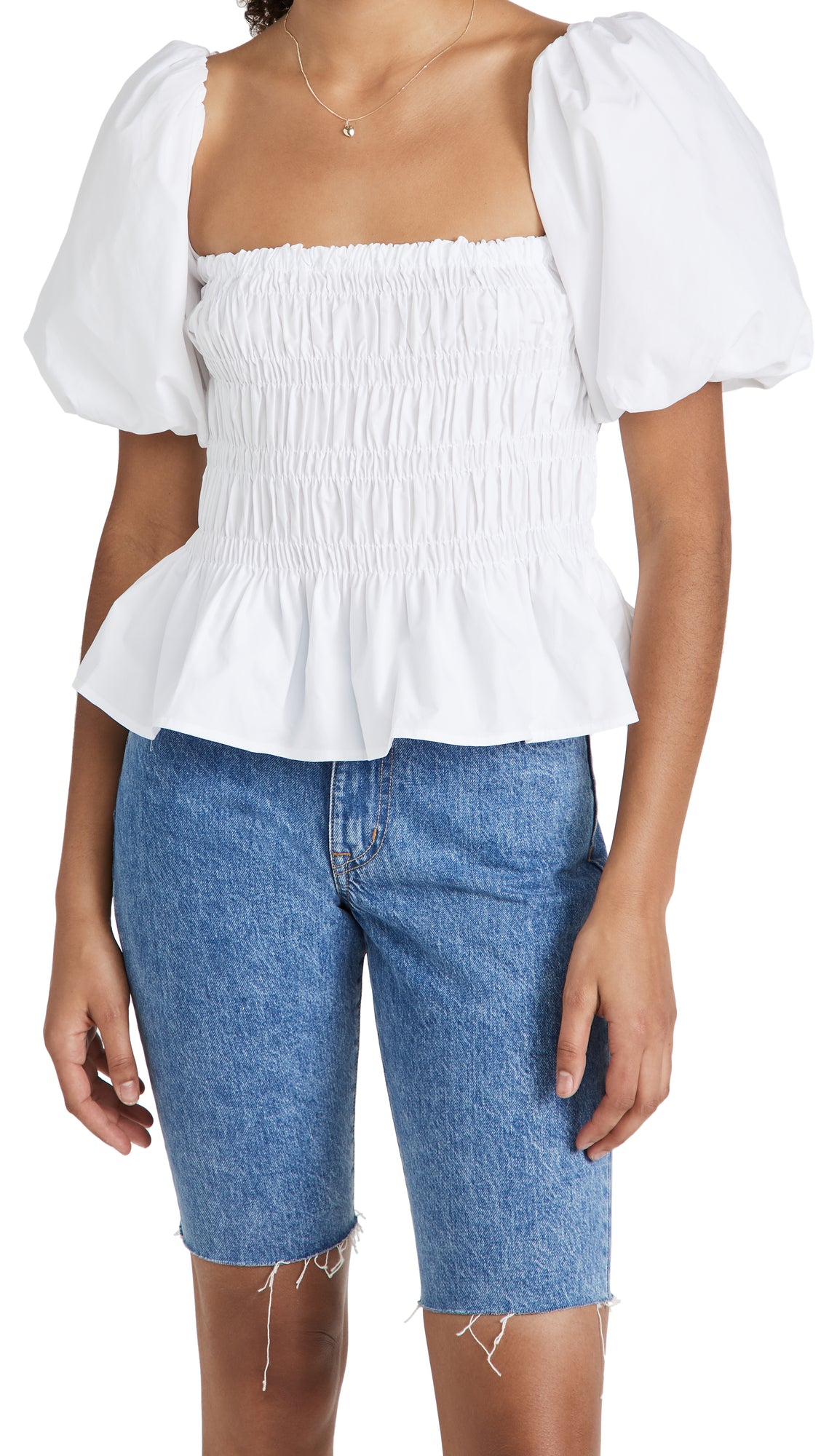Savina Bubble Sleeve Top