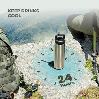 Insulated Sports Water Bottle with Straw