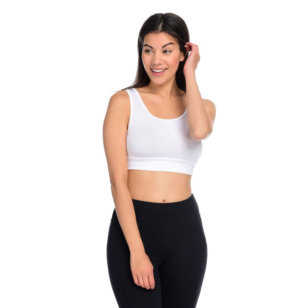Halftee Lightweight Scoop Neck Banded Hem Layering Tank