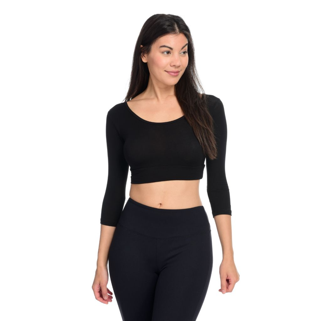 Halftee Lightweight 3/4 Sleeve Reversible Layering Top
