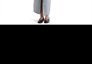 Levi s Women s Premium Ankle Column Denim Skirt Light Wash Blue