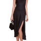Astr The Label Women's Cowl Neck Midi Dress Black