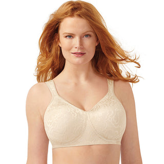 Playtex Women's 18 Hour Ultimate Lift & Support Wirefree Bra Mother Of Pearl Size 40D