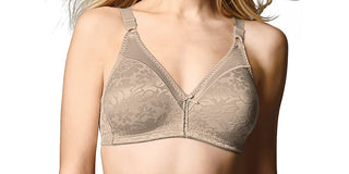 Bali Women's Double Support Spa Closure Wirefree Bra Soft Taupe
