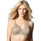 Bali Women's Double Support Spa Closure Wirefree Bra Soft Taupe