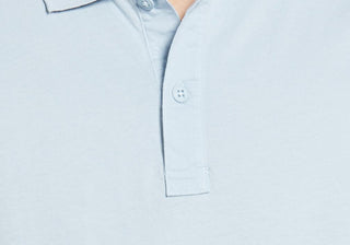 ATM Anthony Thomas Melillo Jersey Cotton Polo Shirt Blue Size XL