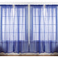 J&V TEXTILES 4-Pack Value: Solid Sheer Window Curtain Panels