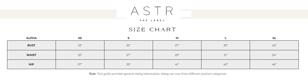 Astr - Liese Dress