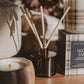 Farmhouse Amber Tinted Glass Jar Reed Diffuser