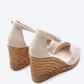 Aiguafreda Canvas Espadrille Sandal Wedges