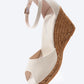 Aiguafreda Canvas Espadrille Sandal Wedges