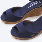 Aiguafreda Canvas Espadrille Sandal Wedges