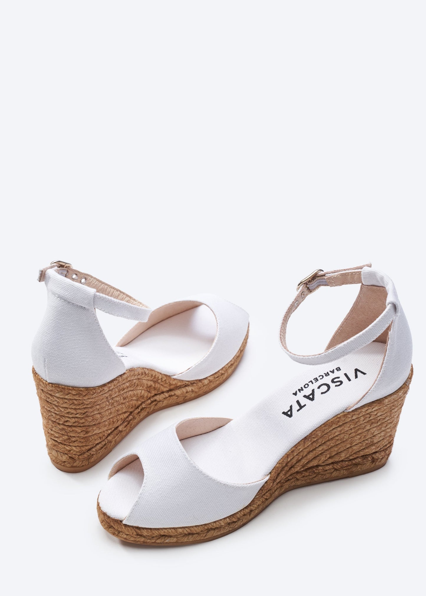 Aiguafreda Canvas Espadrille Sandal Wedges