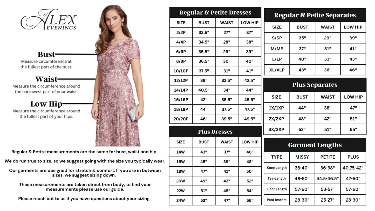 Alex Evenings - Quarter Sleeves Surplice Bodice Sheath Dress