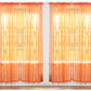 J&V TEXTILES 4-Pack Value: Solid Sheer Window Curtain Panels