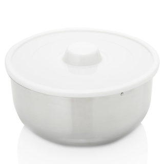 Cook's Companion Stainless Steel Open Mixer 5 qt Mixing Bowl w/ Cover