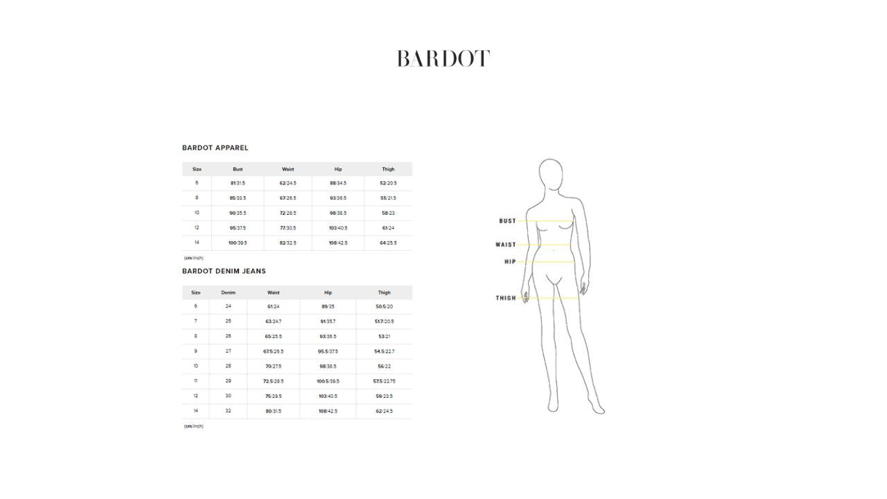 Bardot - Mayari Asymmetrical One Shoulder Midi Dres