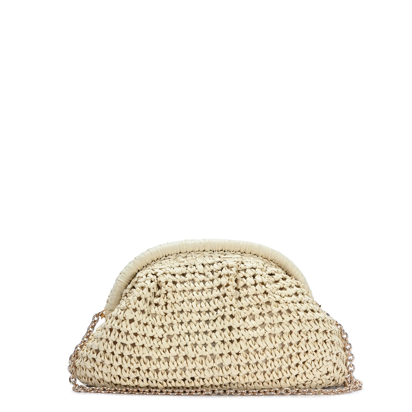 The Brynn Straw Clutch