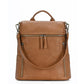 Sienna Utilitarian Shoulder Backpack Purse