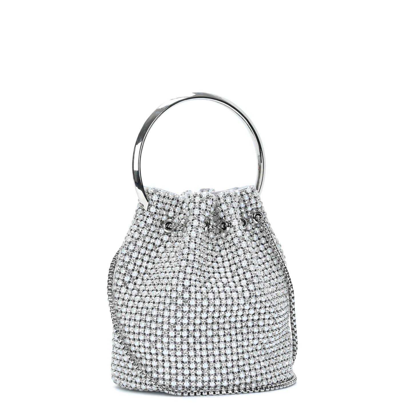 The Zafira Rhinestones & Pearls Evening Bag
