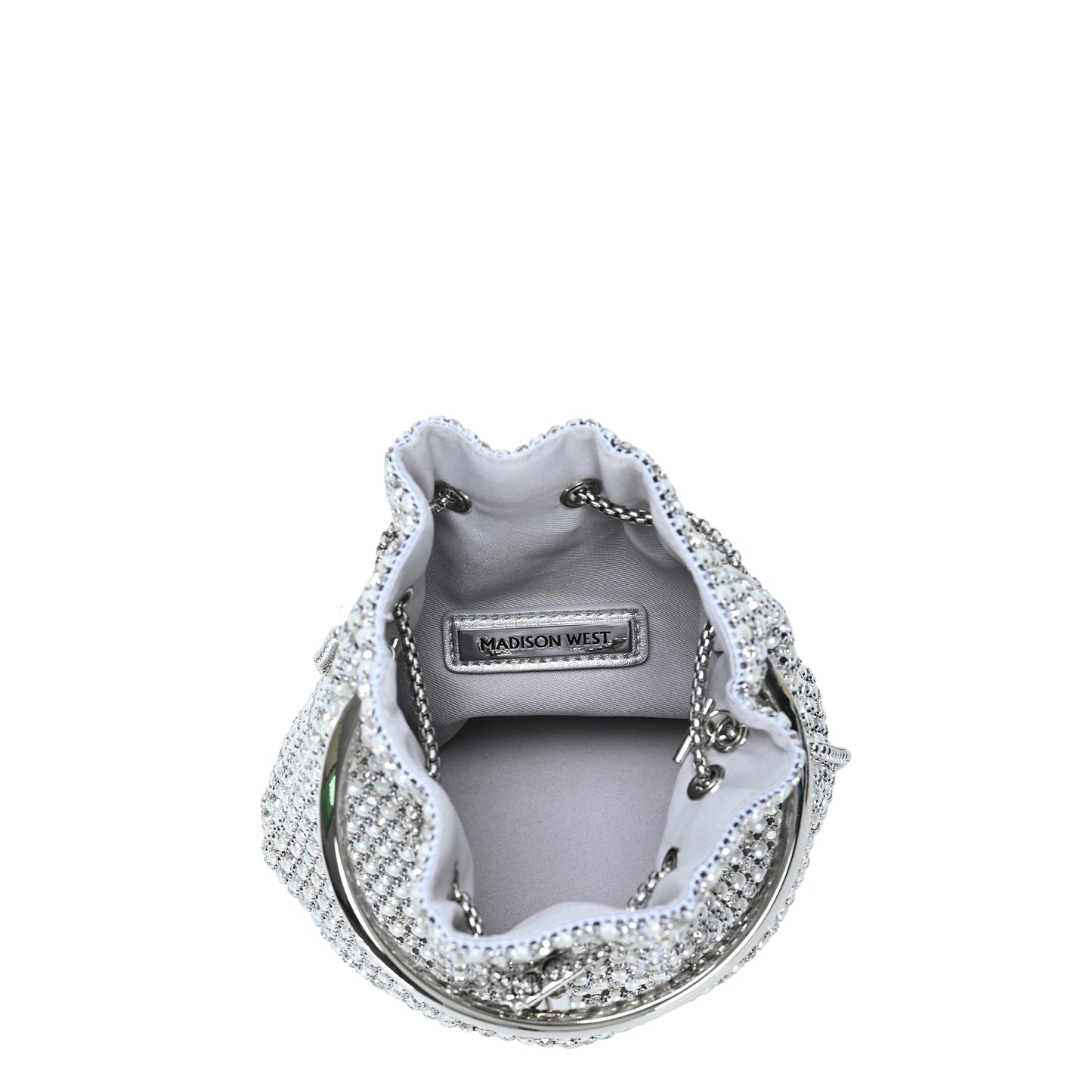 The Zafira Rhinestones & Pearls Evening Bag