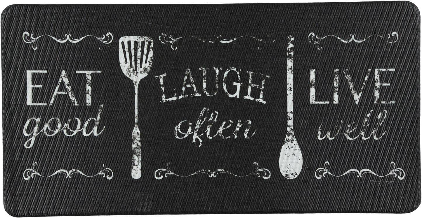 Oversized 20" x 39" Anti-Fatigue Floor Mats (Eat Laugh Live)