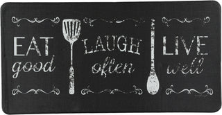Oversized 20" x 39" Anti-Fatigue Floor Mats (Eat Laugh Live)
