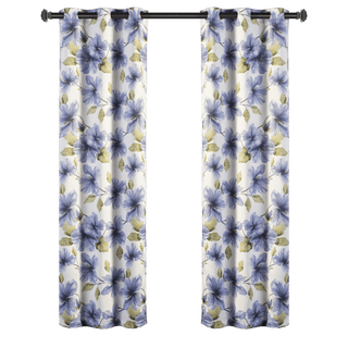 Margaret Joseph Floral Grommet Blackout Curtain Panels (Set of 2)