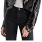 Steve Madden Juliet Cropped Piano Sequin Bolero Black