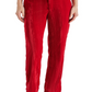 Steve Madden Mercer Crushed Velvet Pants Red