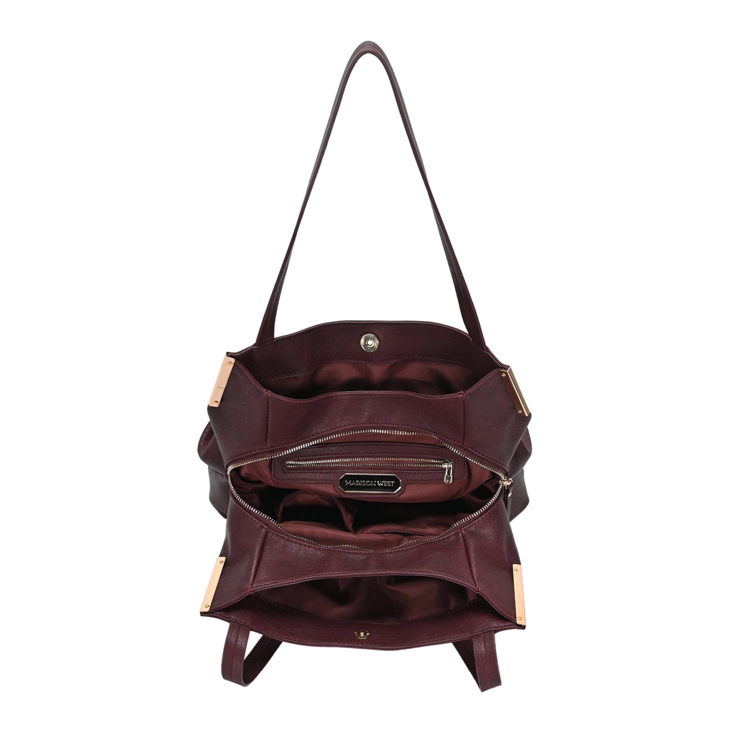 Elizabeth Triple Compartment Hobo