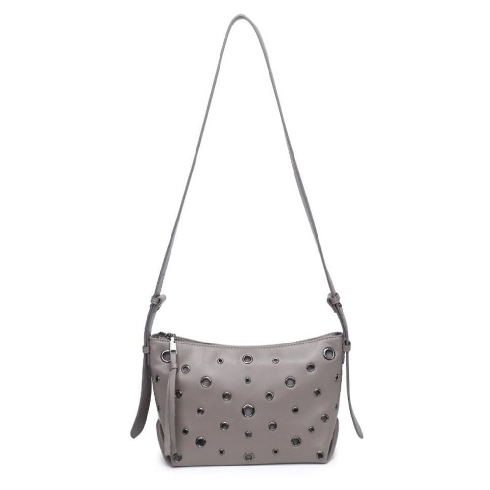 Urban Expressions Taran Grommeted Faux Leather Crossbody Bag