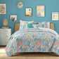 Bahama J. Queen Aqua King Quilt Set Cover