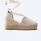 Bisbe Canvas Espadrille Platform Wedges