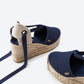 Bisbe Canvas Espadrille Platform Wedges