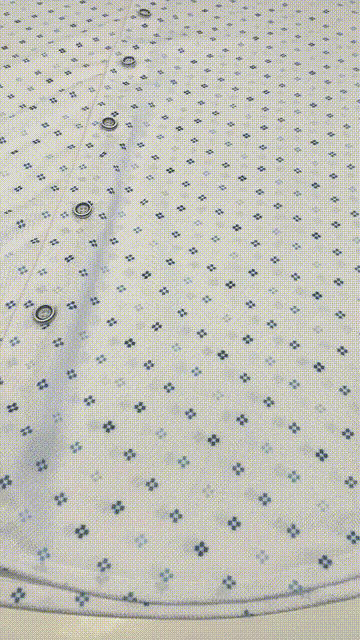 Swiss Check Long Sleeve Tech Shirt - Blue