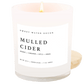 Mulled Cider Soy Candle - White Jar - 11 oz
