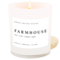 Farmhouse Soy Candle - White Jar - 11 oz