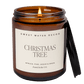 Christmas Tree Soy Candle - Amber Jar - 9 oz