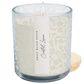 Coastal Lemon Soy Candle - Blue Tinted Glass Jar - 12 oz