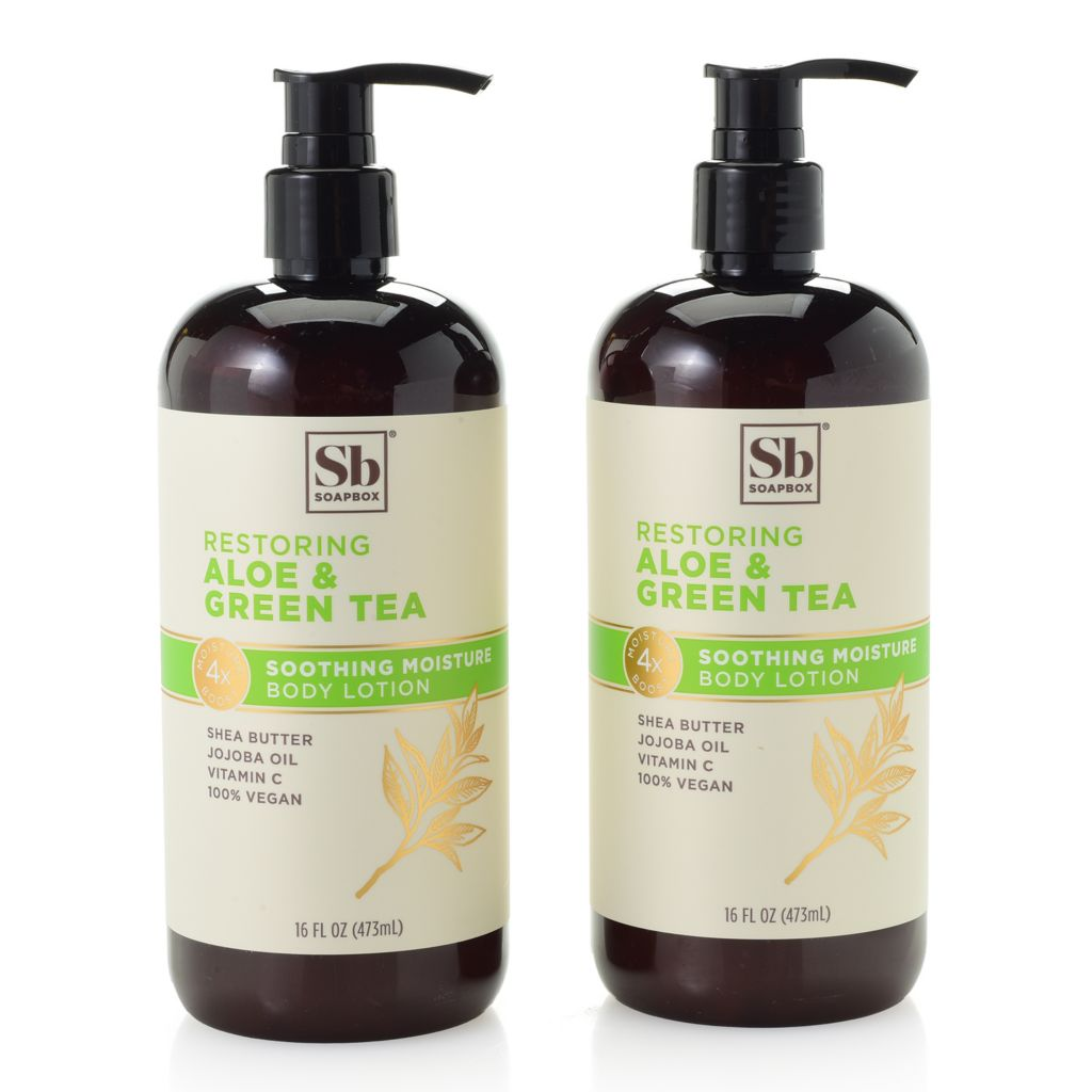 Soapbox Smoothing Moisture Replenishing Body Lotion Duo