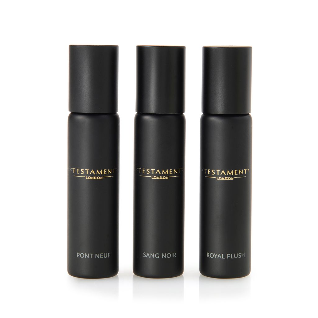 Testament London Women's or Unisex Extrait de Parfum Travel Spray Trio