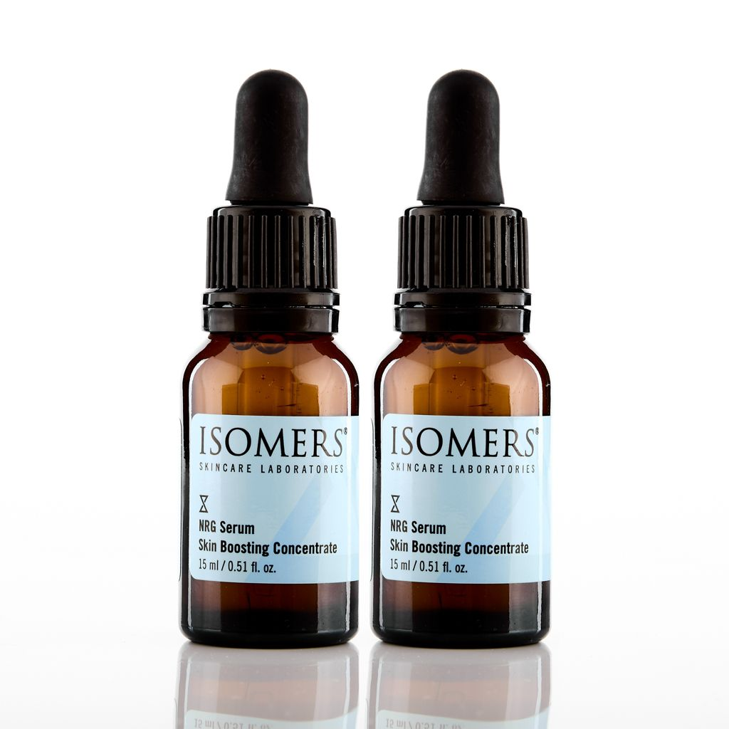 ISOMERS Skincare NRG Skin Boosting Concentrate Serum Duo 15 mL Each