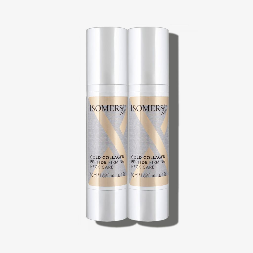 ISOMERS LX Gold Collagen Peptide Firming Neck Care Duo