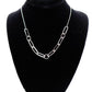 Silver Serenity Chain Necklace – Luxury Silver Statement Necklace