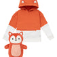 Cubcoats Kids Transforming 2 in 1  Unisex Flynn the Fox 2-in-1 Stuffed Animal Hoodie in Burnt Orange