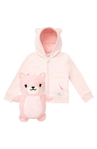 Cubcoats Kids Transforming 2 in 1 Kali Zip up Unisex Pink