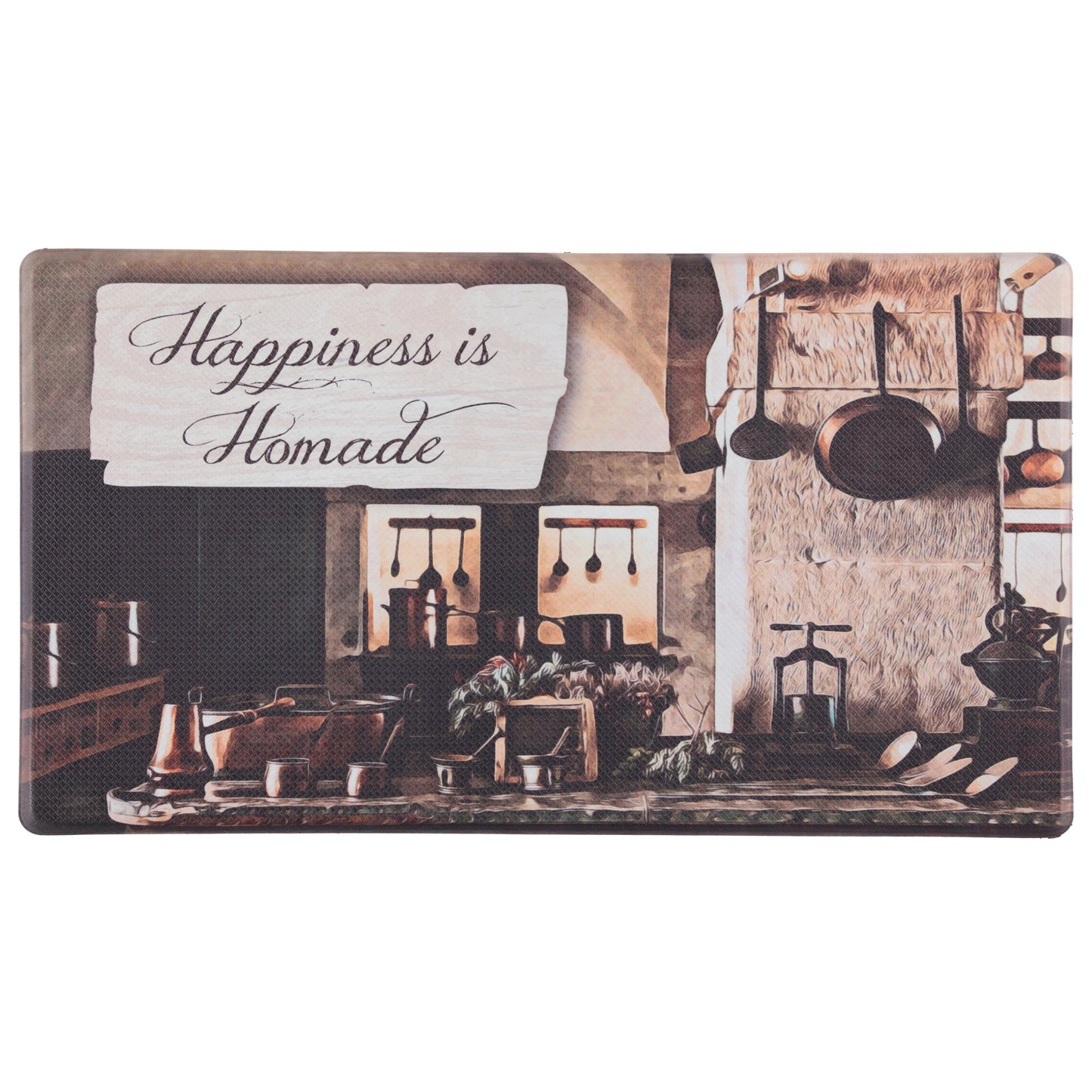 Anti-fatigue Kitchen Mat ''Happiness'' - 2 Sizes!