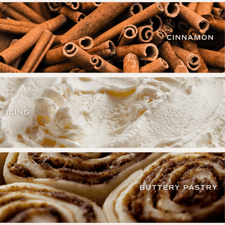 Cinnamon Rolls Soy Candle - Clear Jar - 9 oz