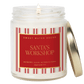 Santa's Workshop Soy Candle - 9 oz Clear Jar (Merry and Bright)